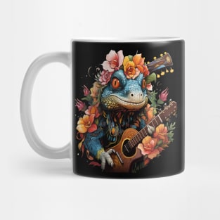 Gecko Playing Guitar Mug